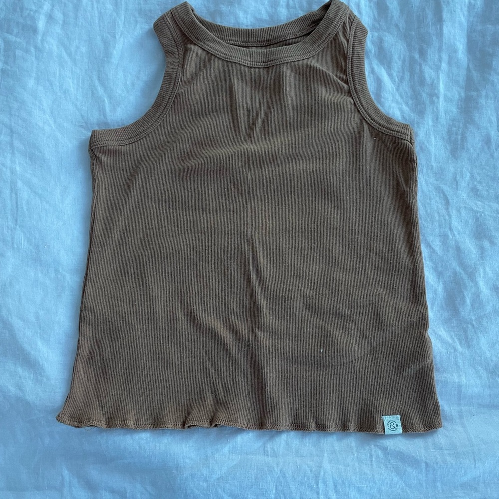 Treasure and Bond Brown Tank Top